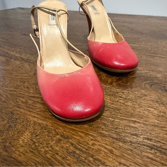 Prada Vintage Ombré Pink Slingback Pump Heels - Picture 11 of 16